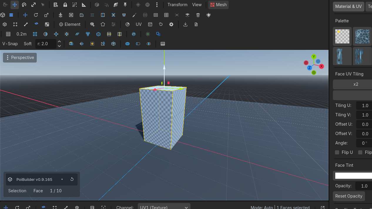 Shift + drag to extrude.